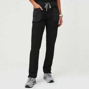 Women’s Mundri Figs Scrub Pants - Black - XS